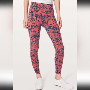 Lululemon All You Do 25" floral leggings, size 10